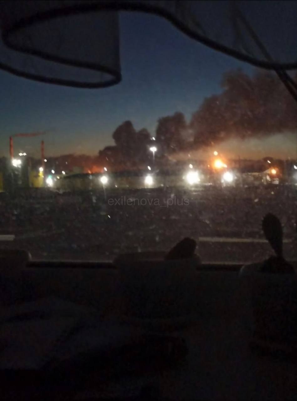 Unknown drones hit oil refinery in Russia's Leningrad region, fire breaks out